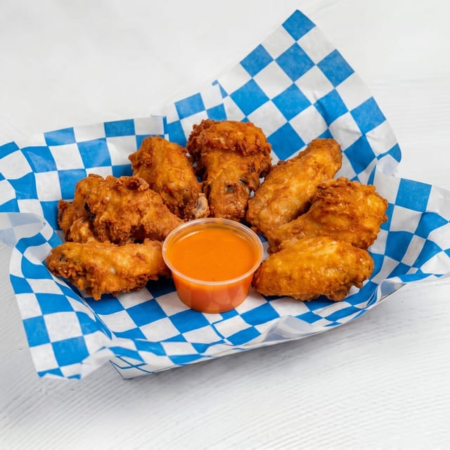 Breaded Chicken Wings.