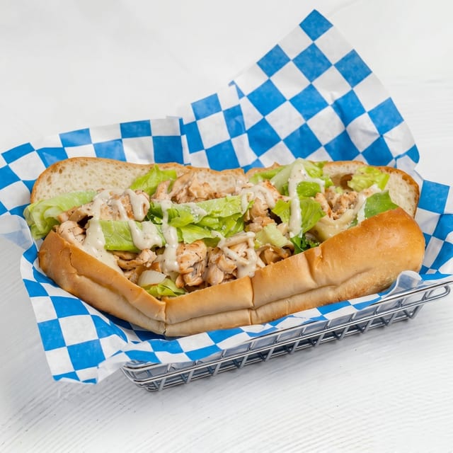 Chicken Caesar Sub.